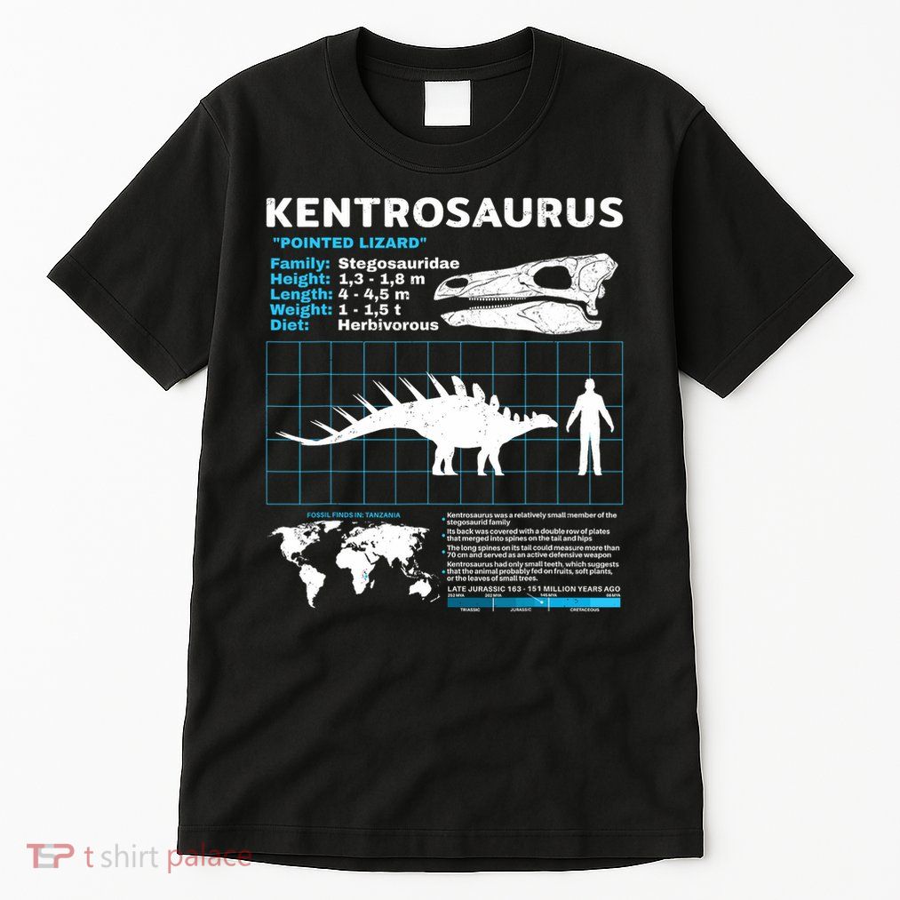 Kentrosaurus Fact Sheet Dinosaur Facts Tall T-Shirt