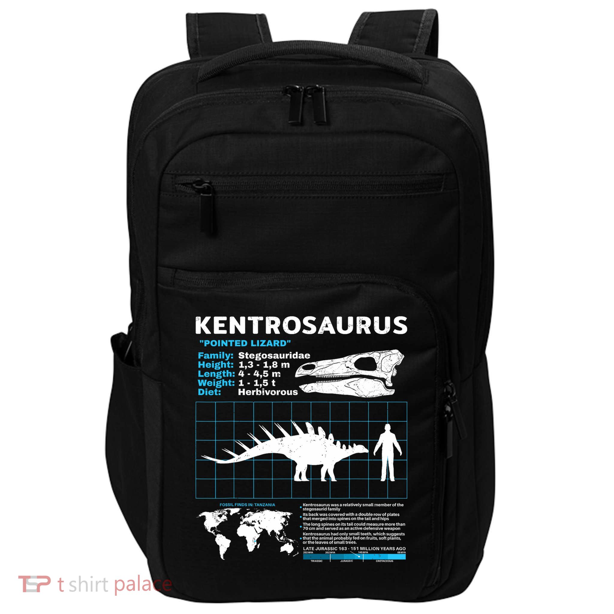 Kentrosaurus Fact Sheet Dinosaur Facts Impact Tech Backpack