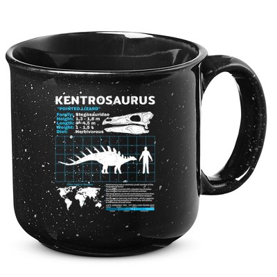 Kentrosaurus Fact Sheet Dinosaur Facts 15oz Campfire Ceramic Mug