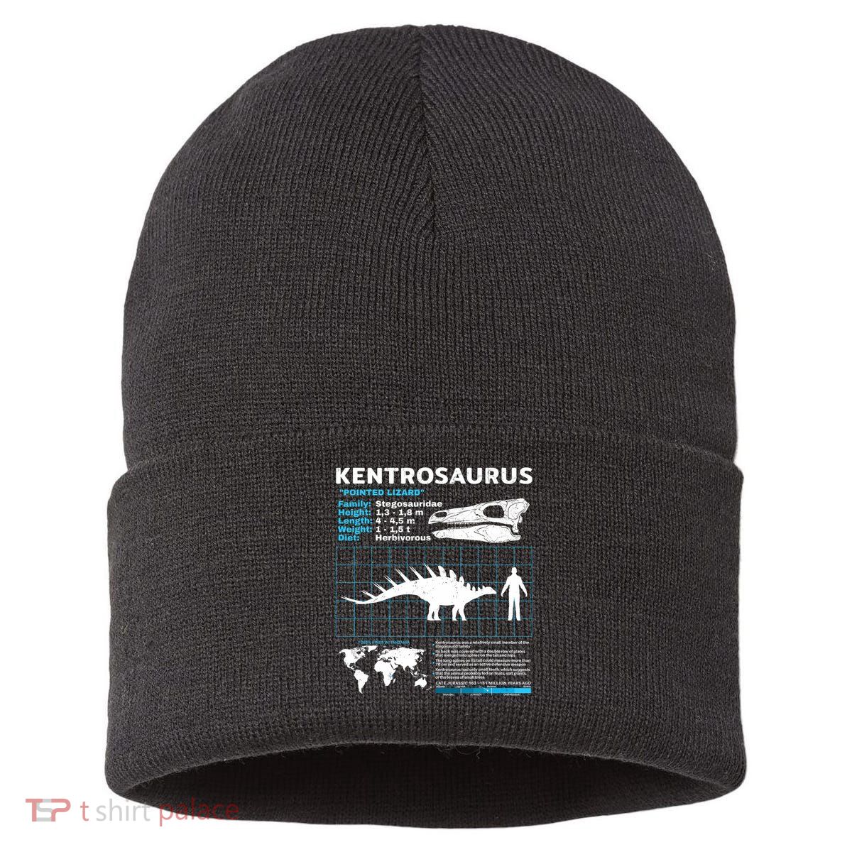Kentrosaurus Fact Sheet Dinosaur Facts Sustainable Knit Beanie