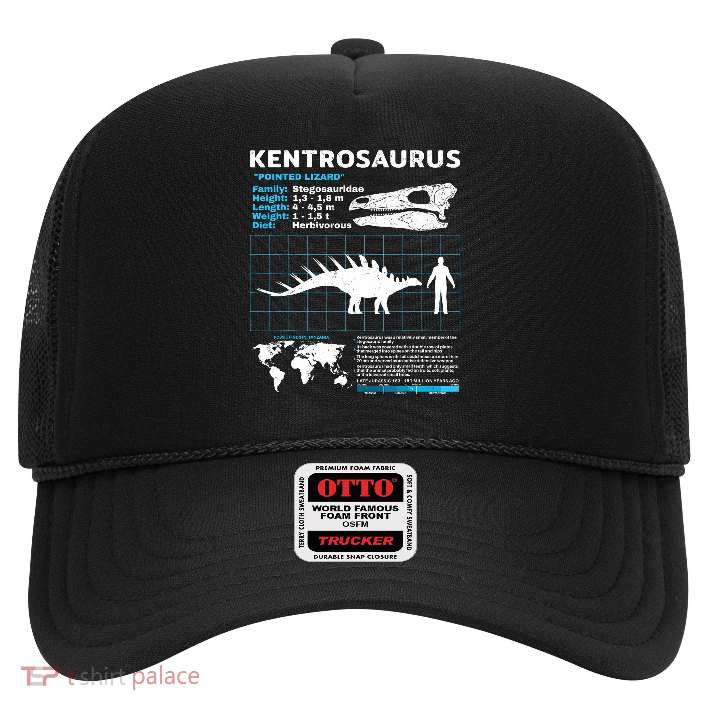Kentrosaurus Fact Sheet Dinosaur Facts Trucker Hat