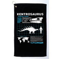 Kentrosaurus Fact Sheet Dinosaur Facts Golf Towel