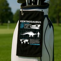 Kentrosaurus Fact Sheet Dinosaur Facts Golf Towel