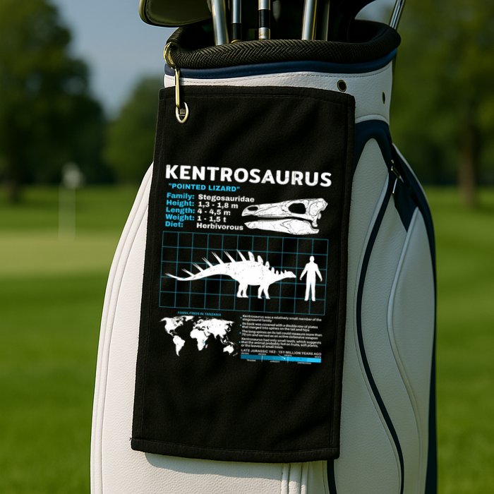 Kentrosaurus Fact Sheet Dinosaur Facts Golf Towel