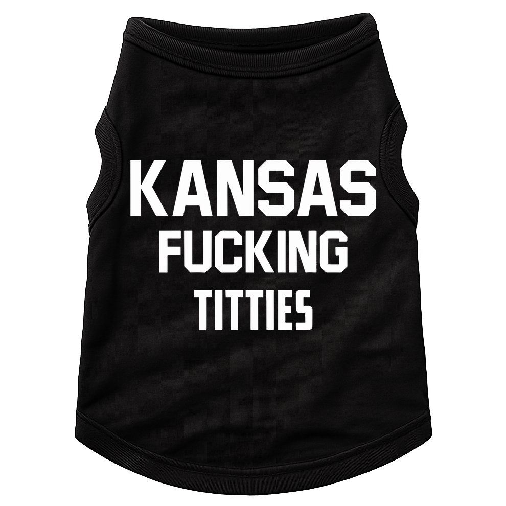 Kansas Fucking Titties Doggie Tank