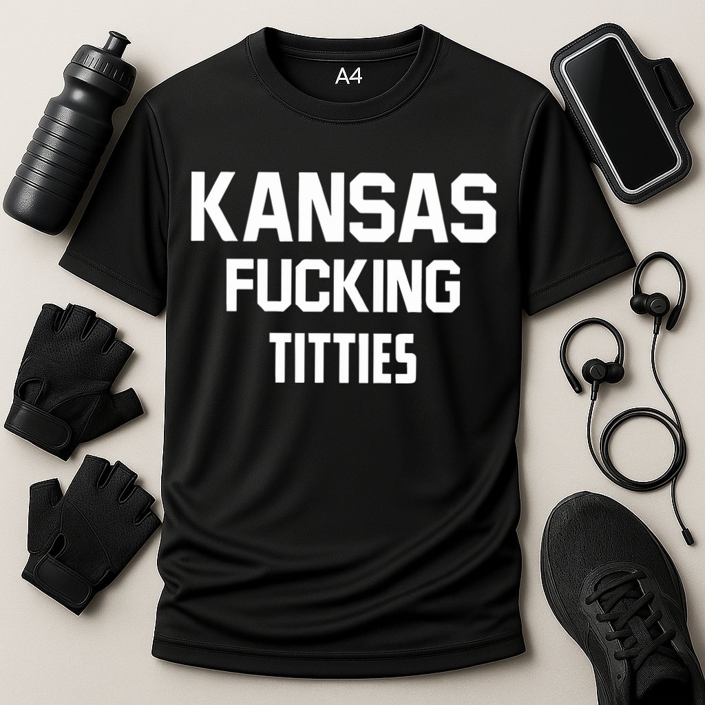 Kansas Fucking Titties Cooling Performance Crew T-Shirt