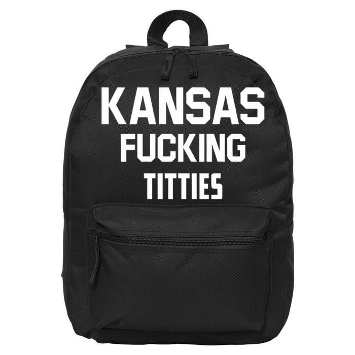 Kansas Fucking Titties 16 in Basic Backpack