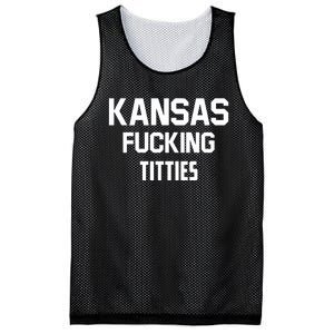 Kansas Fucking Titties Mesh Reversible Basketball Jersey Tank