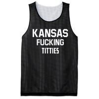 Kansas Fucking Titties Mesh Reversible Basketball Jersey Tank