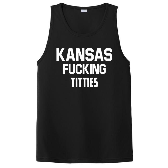 Kansas Fucking Titties PosiCharge Competitor Tank