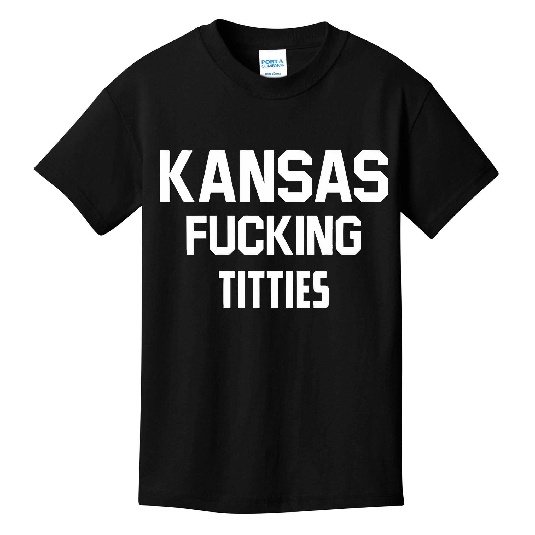 Kansas Fucking Titties Kids T-Shirt