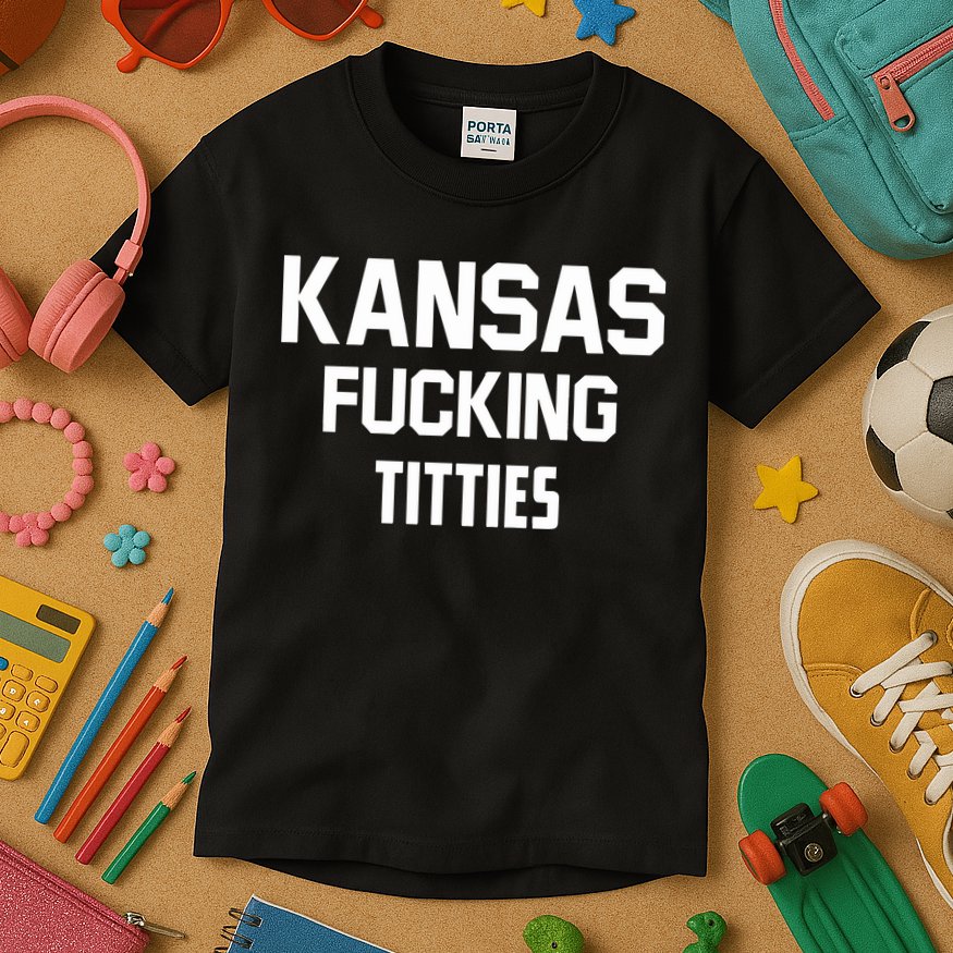 Kansas Fucking Titties Kids T-Shirt