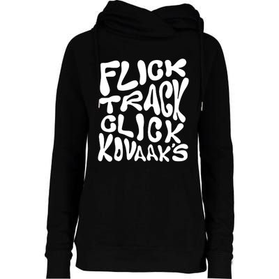 Kovaaks Flick Track Click KovaakS Womens Funnel Neck Pullover Hood