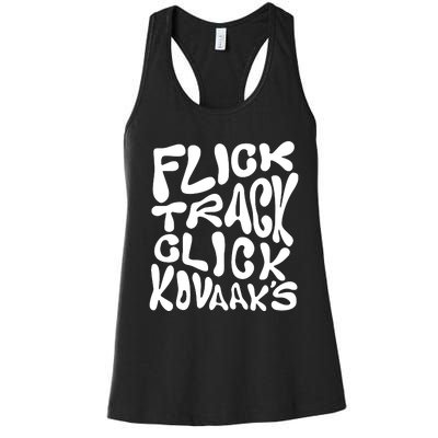 Kovaaks Flick Track Click KovaakS Women's Racerback Tank