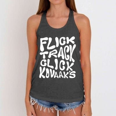 Kovaaks Flick Track Click KovaakS Women's Knotted Racerback Tank