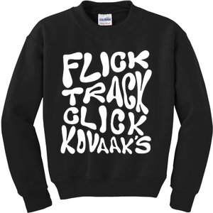 Kovaaks Flick Track Click KovaakS Kids Sweatshirt