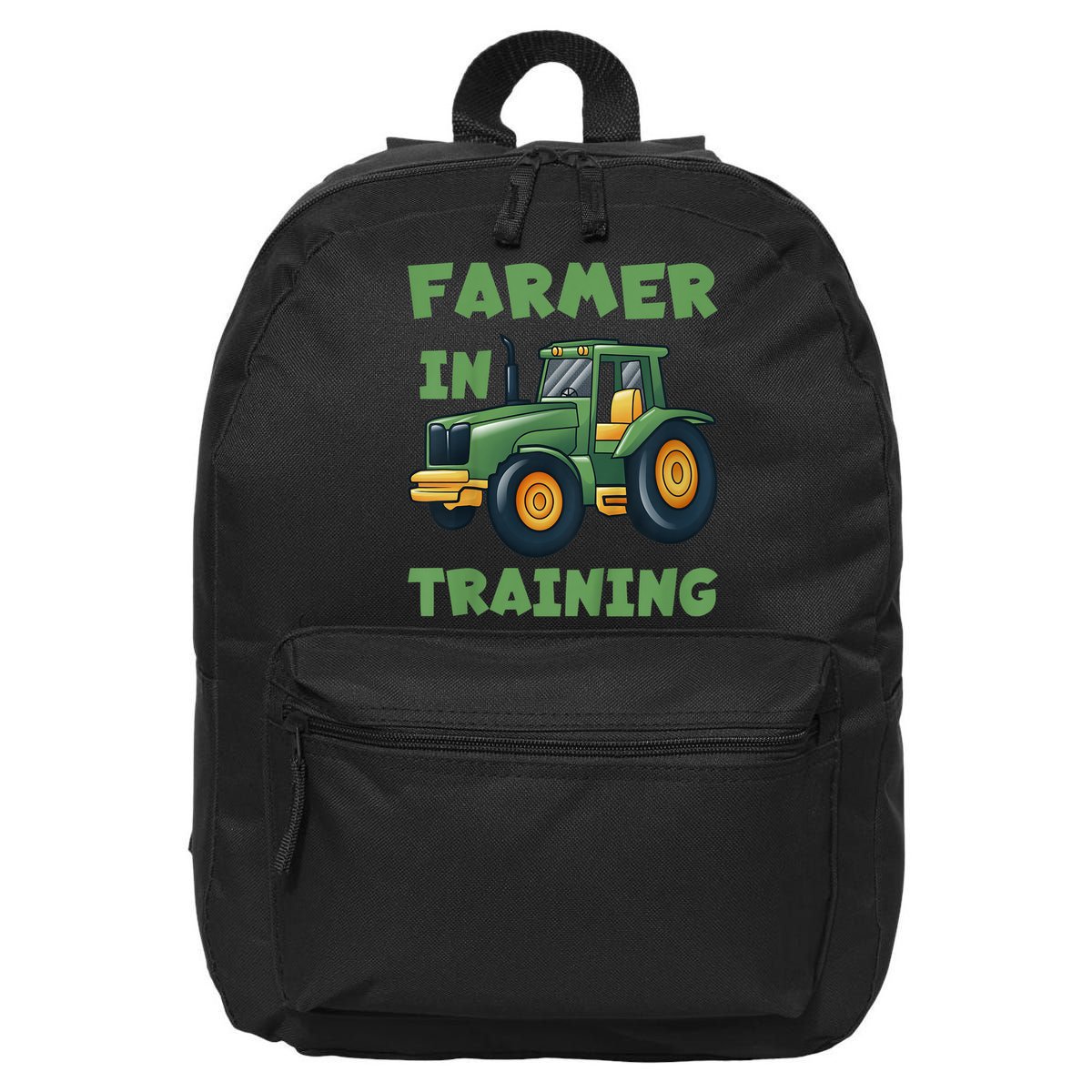 Kids Funny Tractor Boy Farmer In Training Gift 16 in Basic Backpack