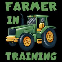 Kids Funny Tractor Boy Farmer In Training Gift 16 in Basic Backpack