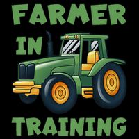 Kids Funny Tractor Boy Farmer In Training Tractor Graphic City Backpack