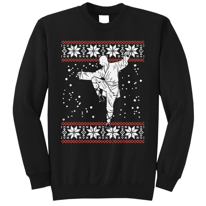 Kung Fu Ugly Christmas Sweater Martial Arts Fighter Sweatshirt