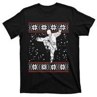 Kung Fu Ugly Christmas Sweater Martial Arts Fighter T-Shirt