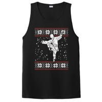 Kung Fu Ugly Christmas Sweater Martial Arts Fighter PosiCharge Competitor Tank