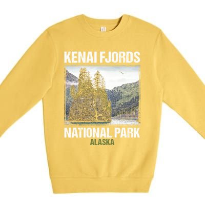 Kenai Fjords Us National Park Alaska Gift Meaningful Gift Premium Crewneck Sweatshirt