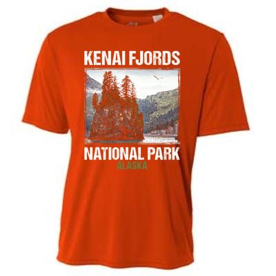 Kenai Fjords Us National Park Alaska Gift Meaningful Gift Cooling Performance Crew T-Shirt