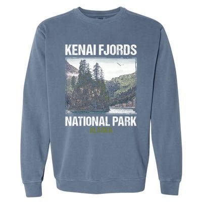 Kenai Fjords Us National Park Alaska Gift Meaningful Gift Garment-Dyed Sweatshirt