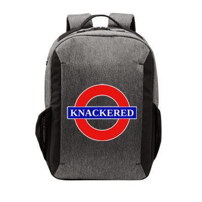 Knackered Funny Uk British Slang United Kingdom England Vector Backpack