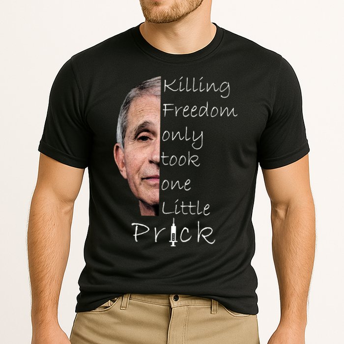Killing Freedom Vaccine Dr Fauci Cooling Performance Crew T-Shirt