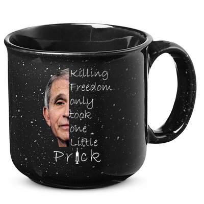 Killing Freedom Vaccine Dr Fauci 15oz Campfire Ceramic Mug