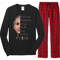 Killing Freedom Vaccine Dr Fauci Long Sleeve Pajama Set