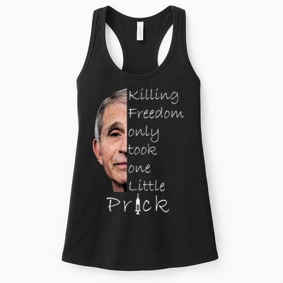 Killing Freedom Vaccine Dr Fauci Womens Tank Top