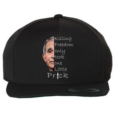 Killing Freedom Vaccine Dr Fauci Wool Snapback Cap