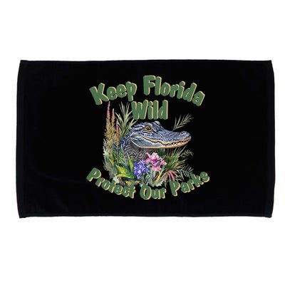 Keep Florida Wild Protect Florida Parks Microfiber Hand Towel