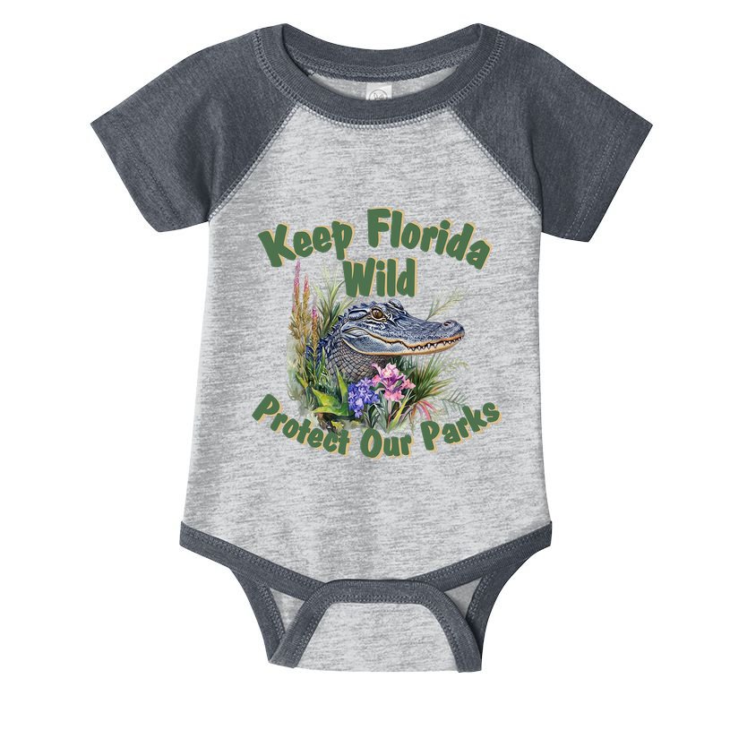Keep Florida Wild Protect Florida Parks Infant Baby Jersey Bodysuit