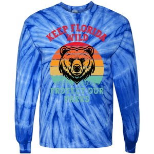 Keep Florida Wild Protect Our Parks Tie-Dye Long Sleeve Shirt