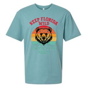 Keep Florida Wild Protect Our Parks Sueded Cloud Jersey T-Shirt