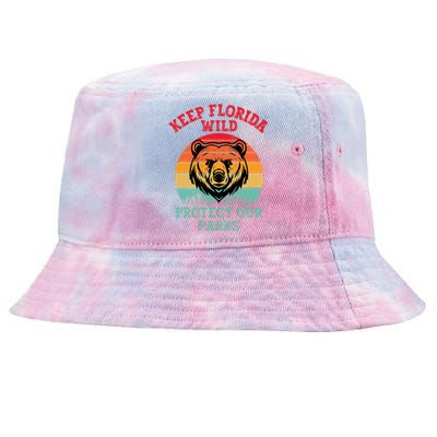 Keep Florida Wild Protect Our Parks Tie-Dyed Bucket Hat