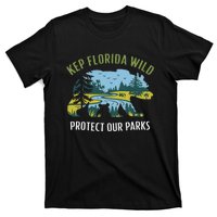 Keep Florida Wild Protect Our Parks Wildlife Graphic T-Shirt