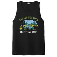 Keep Florida Wild Protect Our Parks Wildlife Graphic PosiCharge Competitor Tank