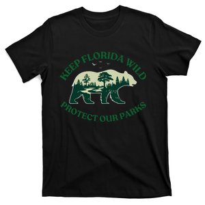 Keep Florida Wild Protect Our Parks Wildlife Graphic T-Shirt