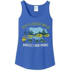 Keep Florida Wild Protect Our Parks Wildlife Ladies Essential Tank