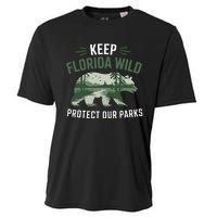 Keep Florida Wild Protect Our Parks Wildlife Cooling Performance Crew T-Shirt