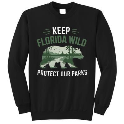 Keep Florida Wild Protect Our Parks Wildlife Sweatshirt