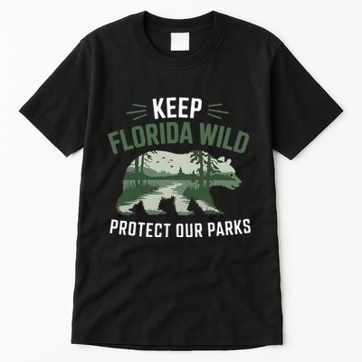 Keep Florida Wild Protect Our Parks Wildlife Tall T-Shirt