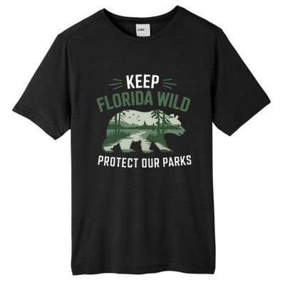 Keep Florida Wild Protect Our Parks Wildlife Tall Fusion ChromaSoft Performance T-Shirt