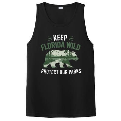 Keep Florida Wild Protect Our Parks Wildlife PosiCharge Competitor Tank