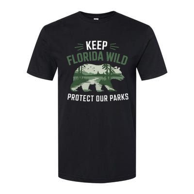 Keep Florida Wild Protect Our Parks Wildlife Softstyle CVC T-Shirt